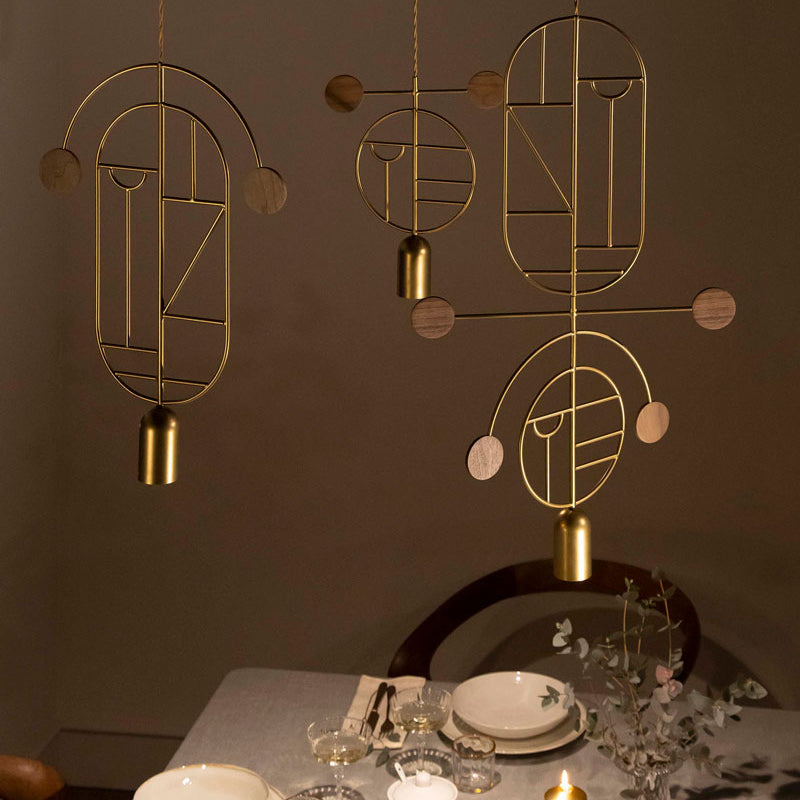 Wooden Dots WD07 Pendant Light by Nomon | Spacio