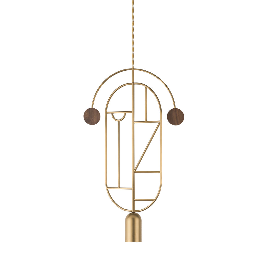 Wooden Dots WD07 Pendant Light by Nomon | Spacio