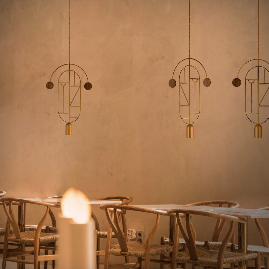 Wooden Dots WD07 Pendant Light by Nomon | Spacio