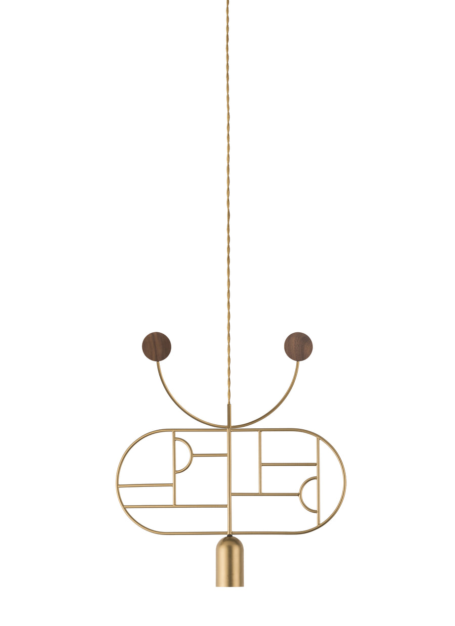 Wooden Dots WD08 Pendant Light by Nomon | Spacio