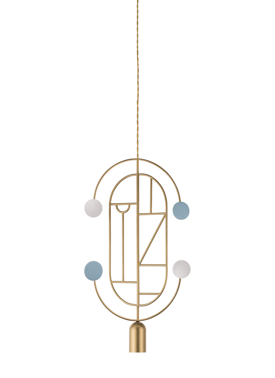 Wooden Dots WDS04 Pendant Light by Nomon | Spacio