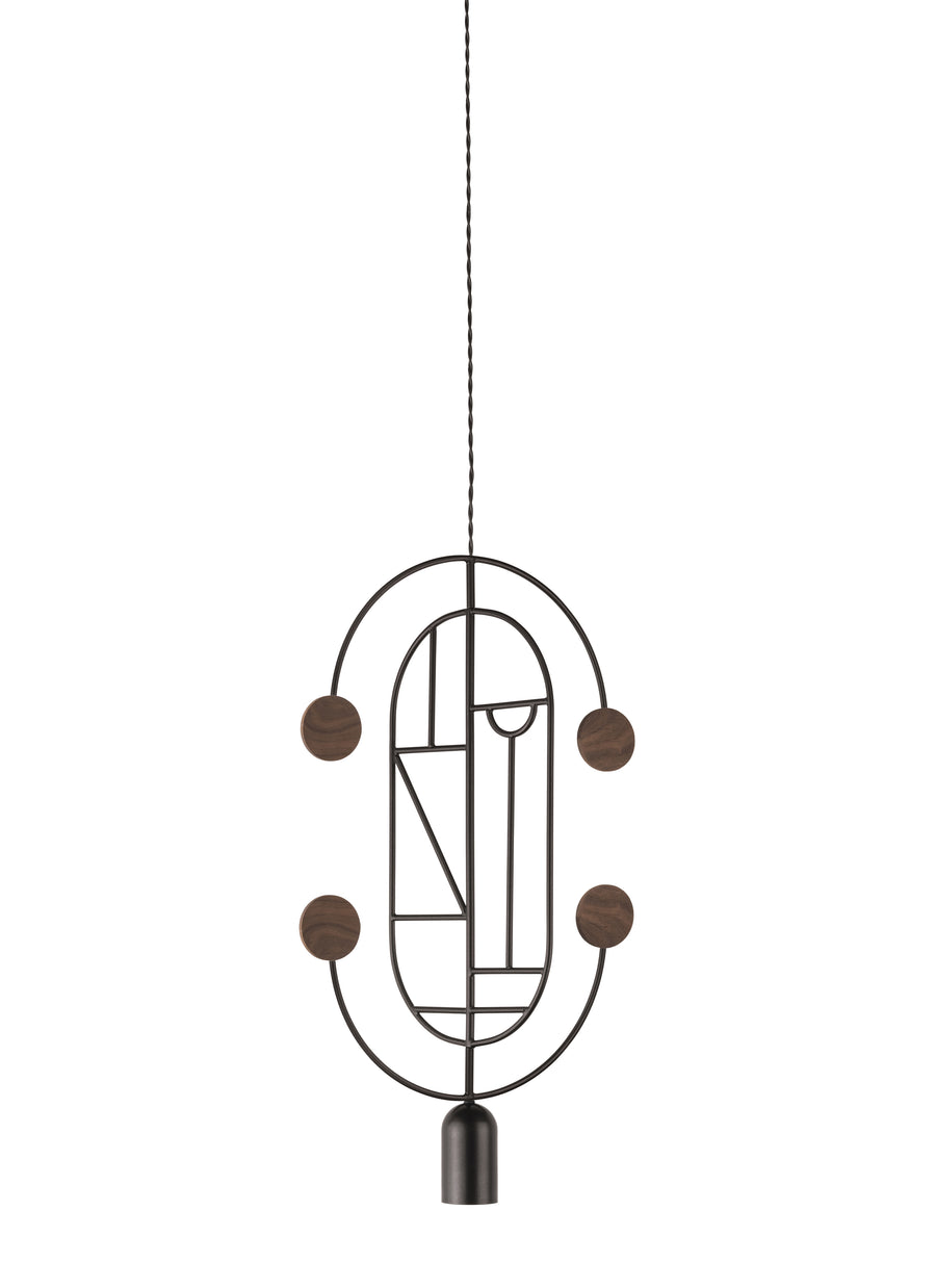 Wooden Dots WDS04 Pendant Light by Nomon | Spacio