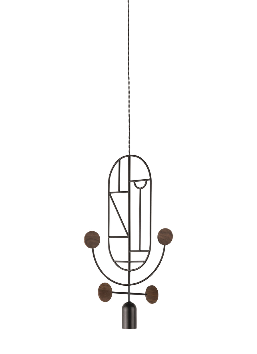 Wooden Dots WDS05 Pendant Light by Nomon | Spacio