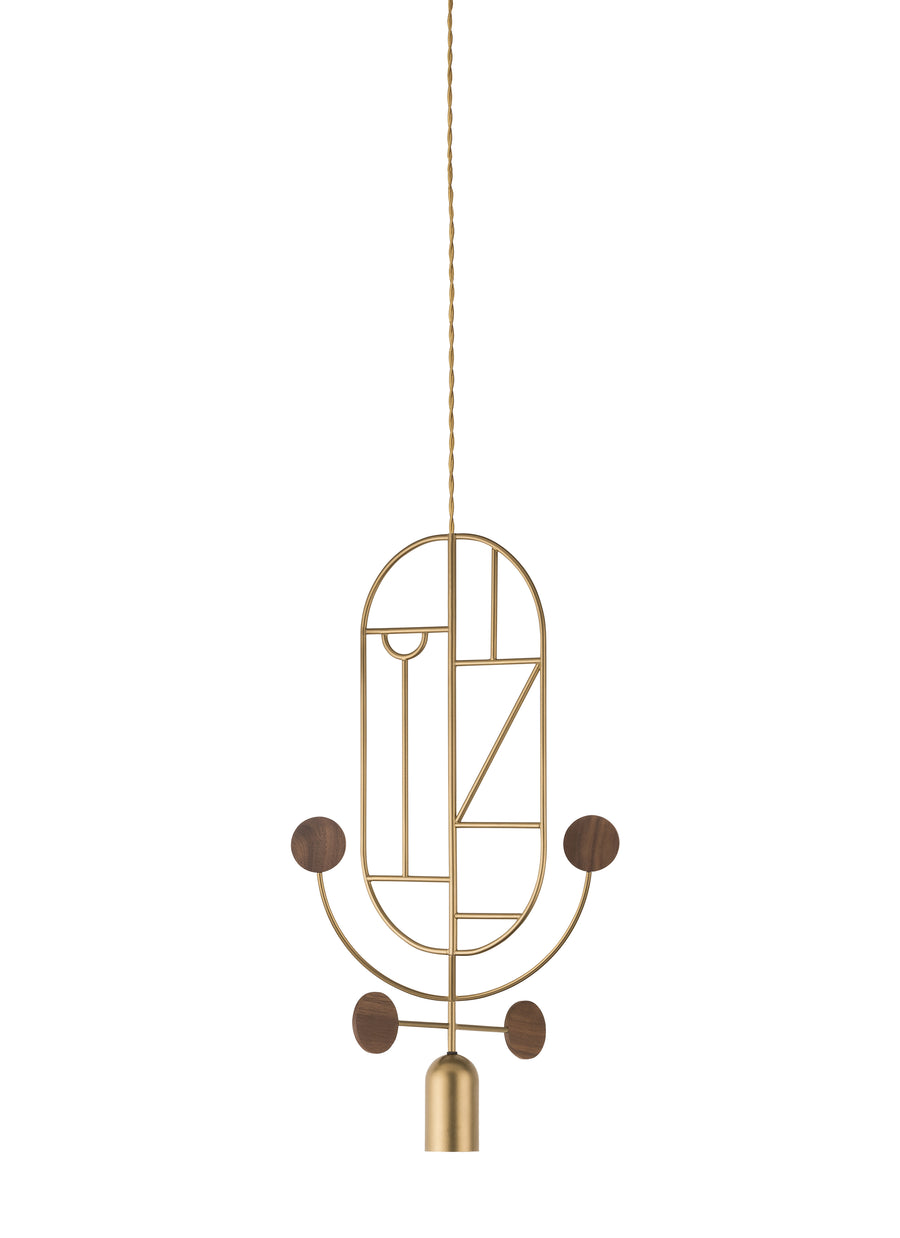Wooden Dots WDS05 Pendant Light by Nomon | Spacio