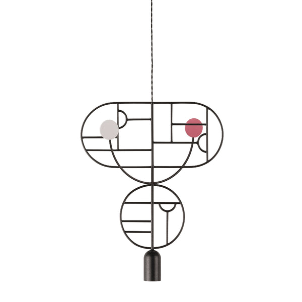 Wooden Dots WDS07 Pendant Light by Nomon | Spacio
