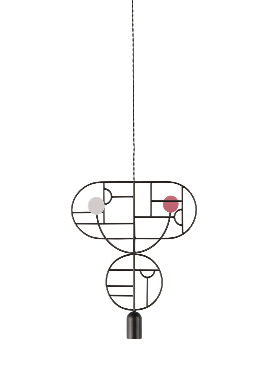 Wooden Dots WDS07 Pendant Light by Nomon | Spacio