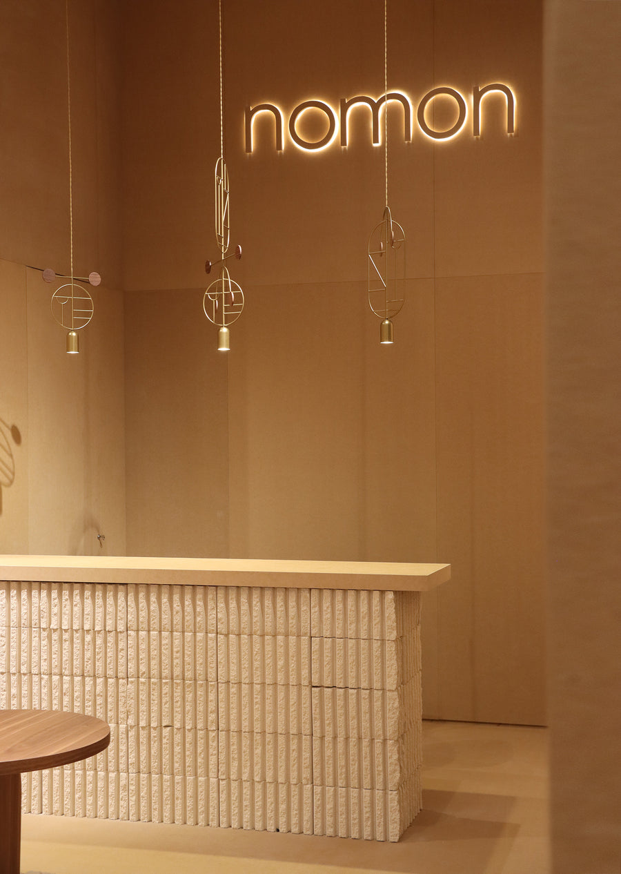 Wooden Dots WDS07 Pendant Light by Nomon | Spacio