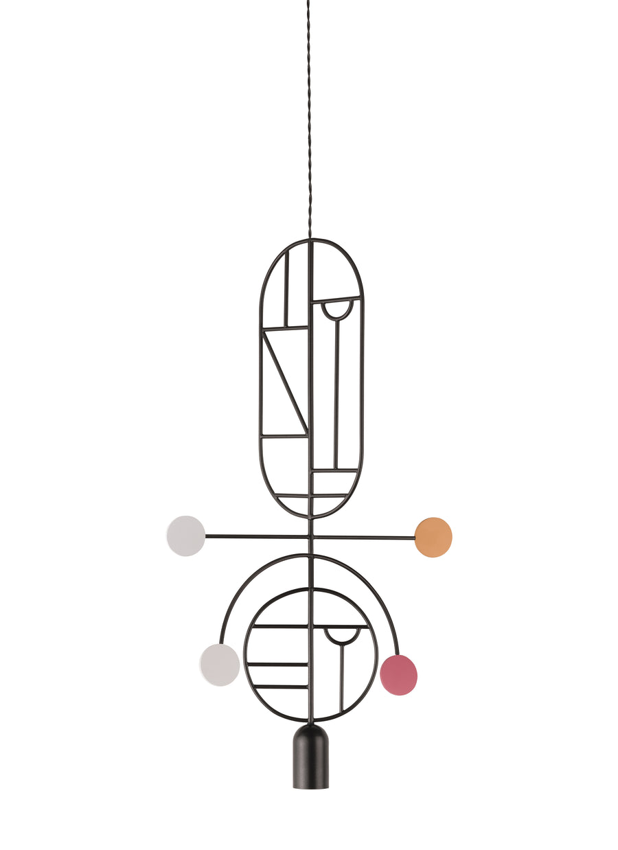 Wooden Dots WDS08 Pendant Light by Nomon | Spacio