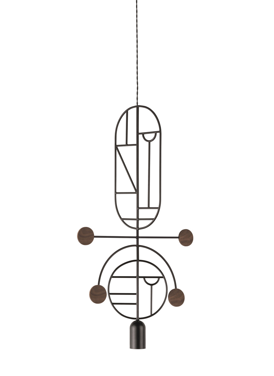 Wooden Dots WDS08 Pendant Light by Nomon | Spacio