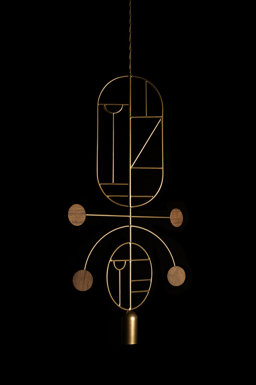 Wooden Dots WDS08 Pendant Light by Nomon | Spacio