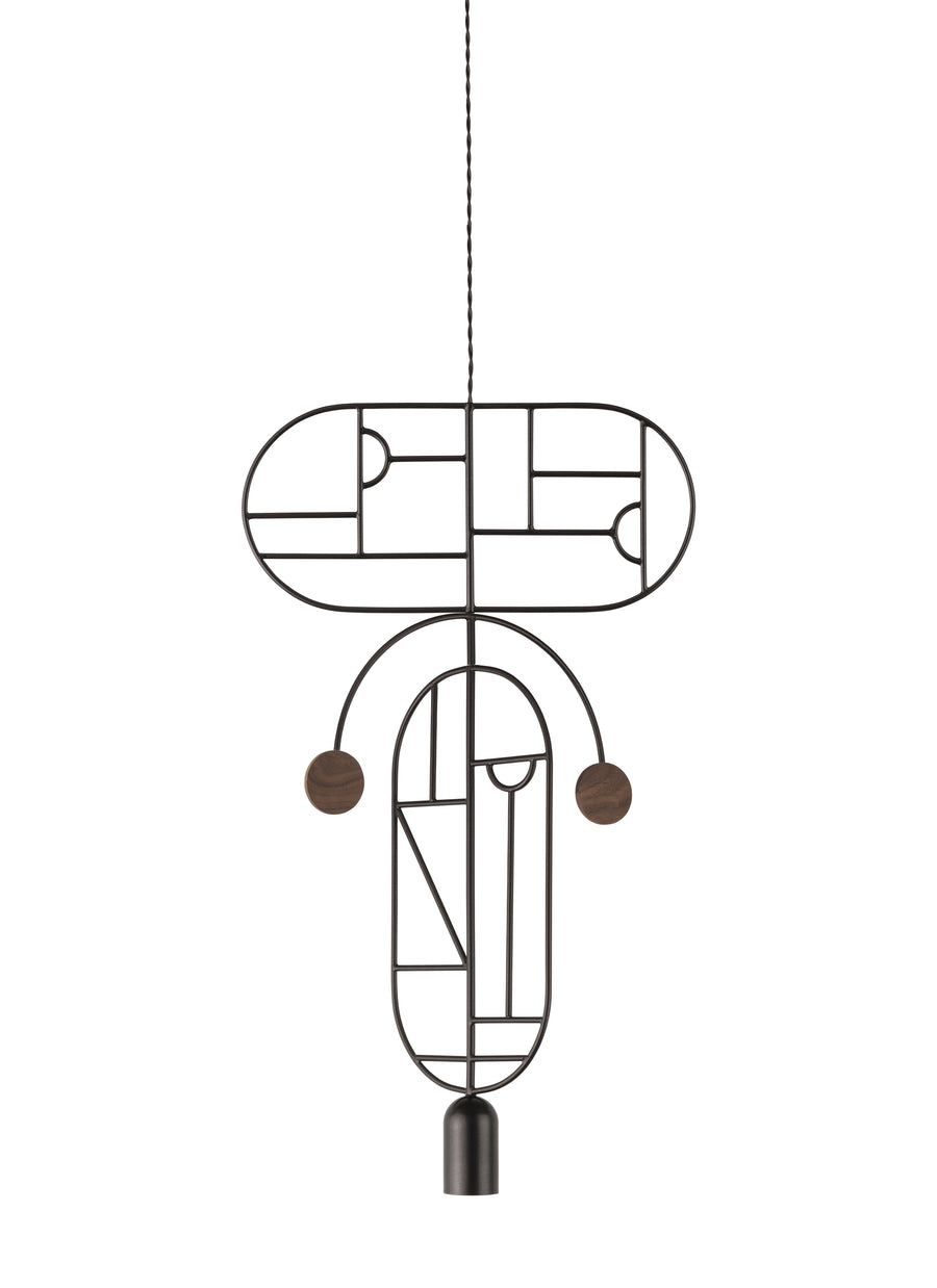 Wooden Dots WDS09 Pendant Light by Nomon | Spacio