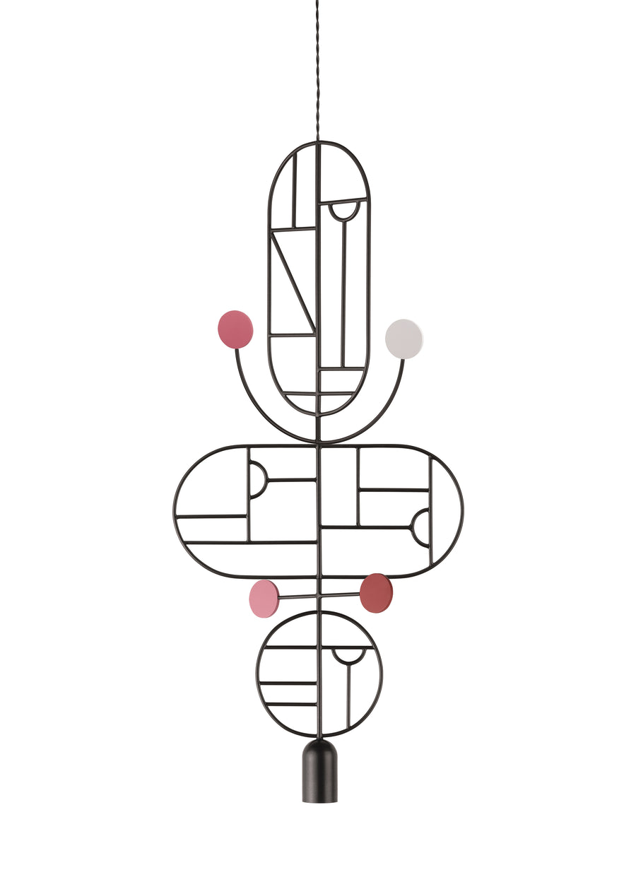 Wooden Dots WDS15 Pendant Light by Nomon | Spacio