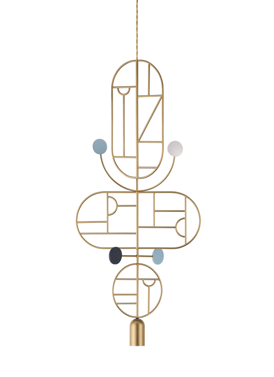 Wooden Dots WDS15 Pendant Light by Nomon | Spacio