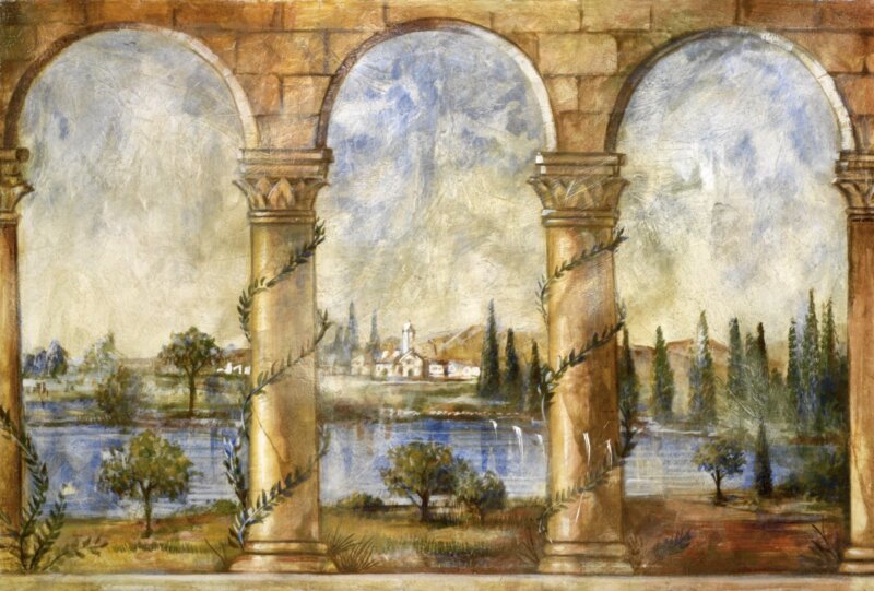 Affreschi  Classic Landscapes Fresco PT 200061