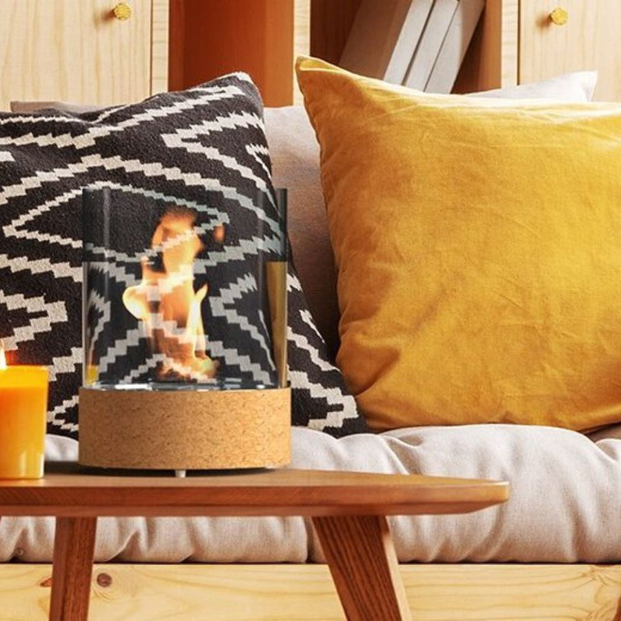 Dancing Flames Table Top Bioethanol Fireplace by Planika | Spacio