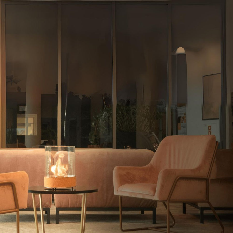 Dancing Flames Table Top Bioethanol Fireplace by Planika | Spacio