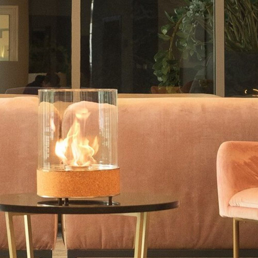 Dancing Flames Table Top Bioethanol Fireplace by Planika | Spacio