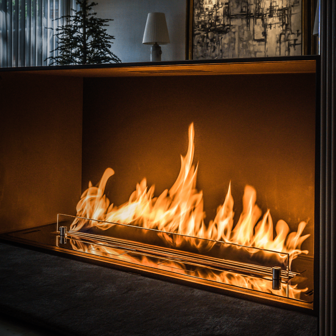 Prime Fire Insert Bioethanol Automatic Fireplace by Planika | Spacio
