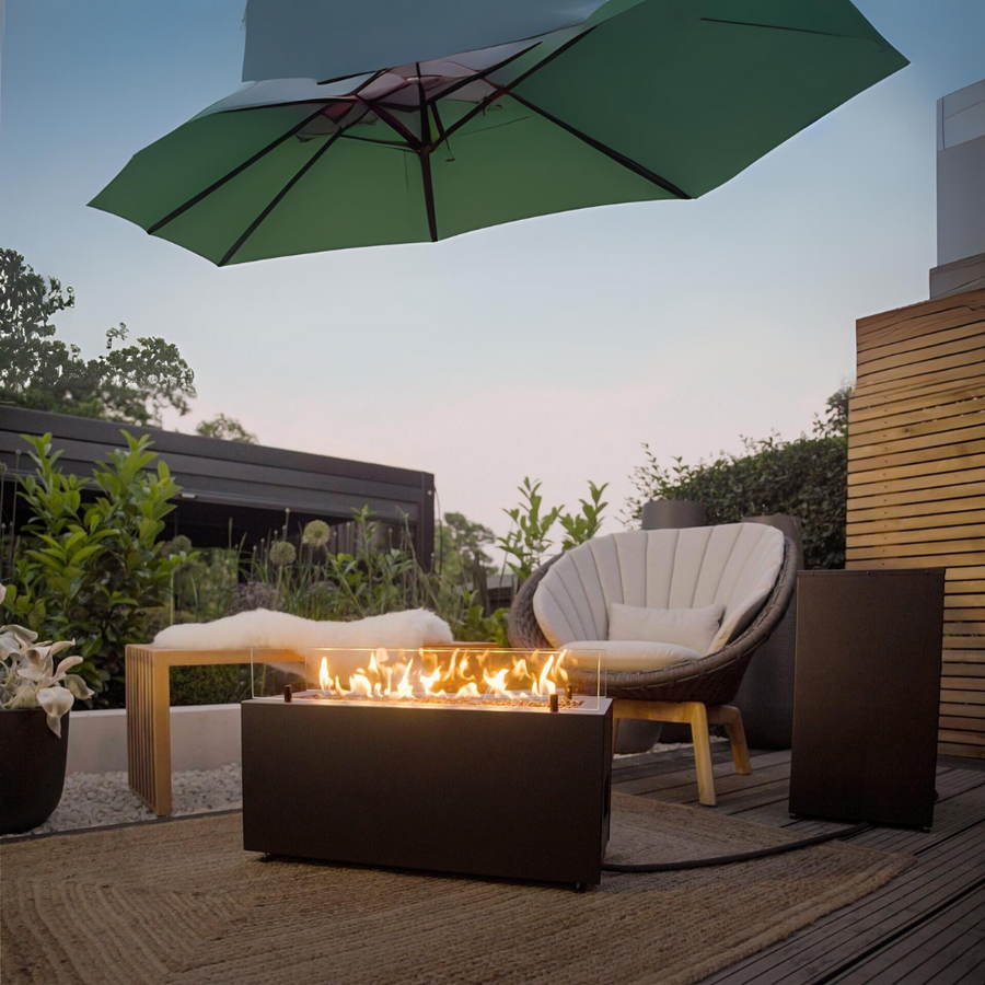 Rio Outdoor Gas Fireplace by Planika | Spacio