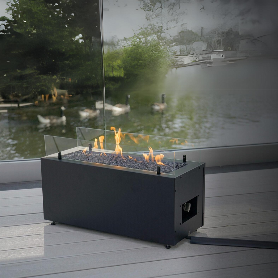 Rio Outdoor Gas Fireplace by Planika | Spacio