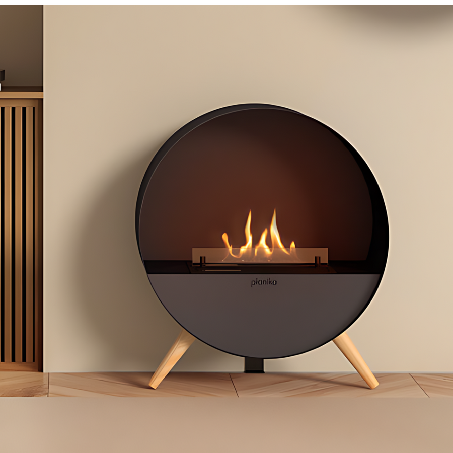 Planika bubble wall & floor bioethanol fireplace