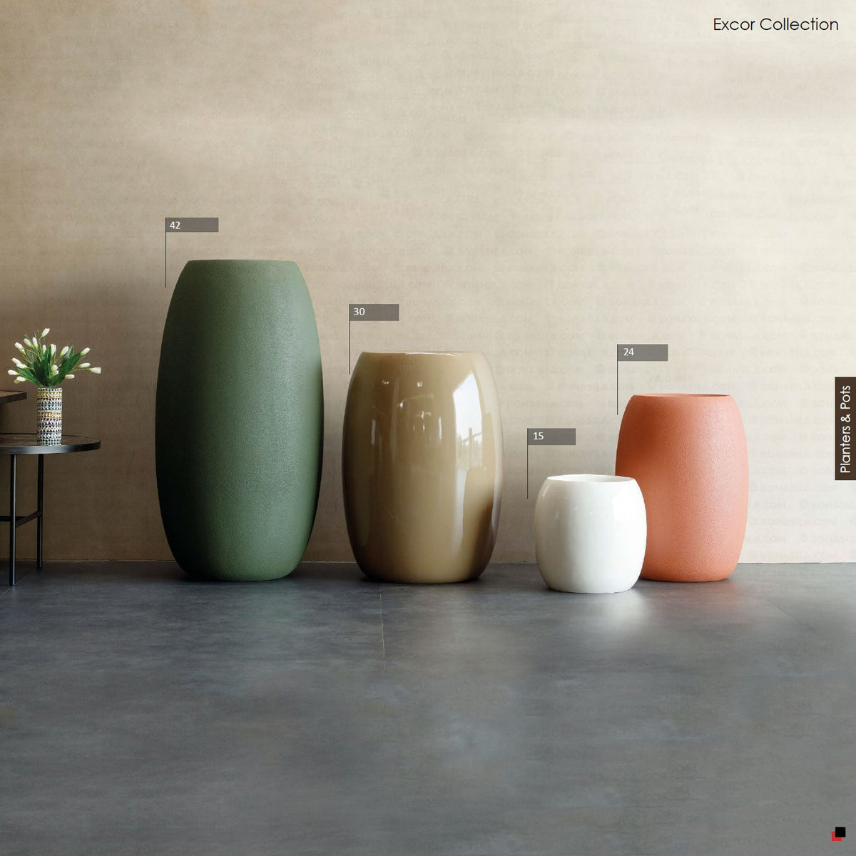 Excor Planters & Pots for Indoors & Outdoors | Spacio
