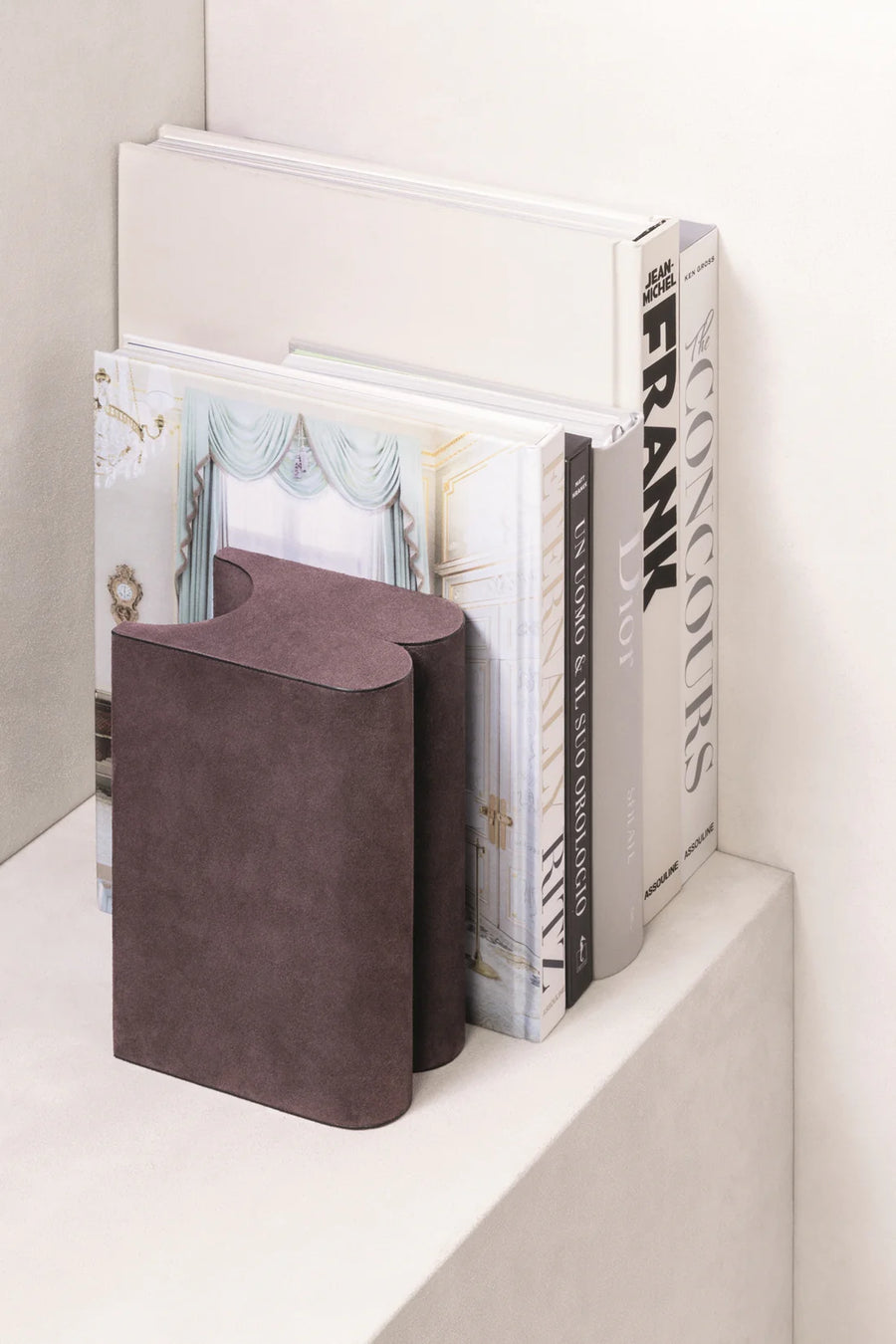 Giobagnara Alfabeta Leather Covered Bookend