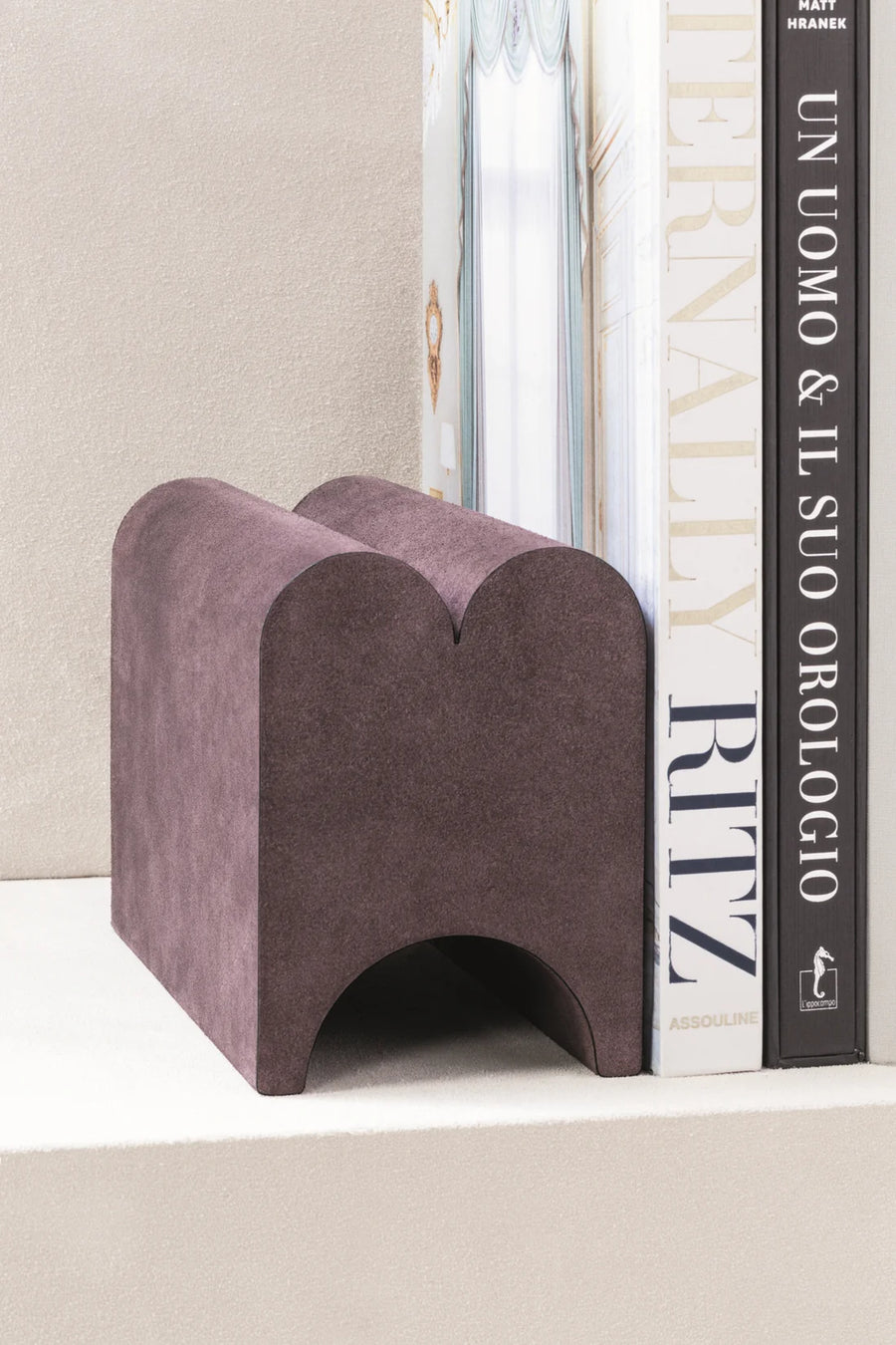 Giobagnara Alfabeta Leather Covered Bookend