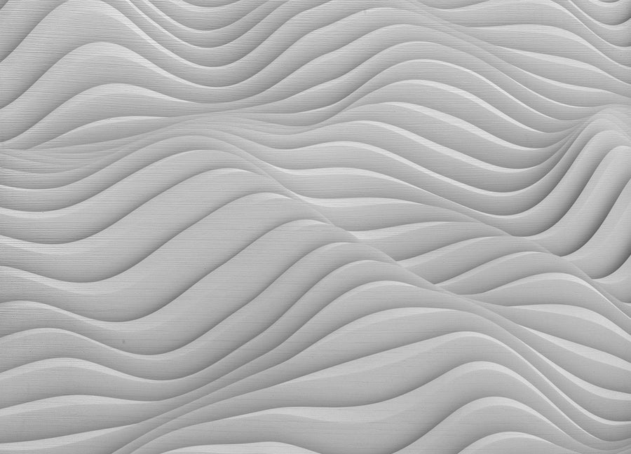 A white background with wavy lines, embracing the latest interior design trends - Affreschi 3D Wall 3D02 by Affreschi.