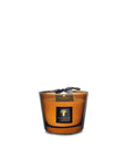 A Baobab Cuir De Russie Candle Max 10 MAX10CUR with a black lid on a white background.