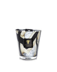 A Baobab Stones Marble Candle Max 16 MAX16SMA with a black and white marble design.