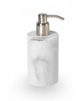 A Bath Set Carrara SVPS08 3pc Set soap dispenser by SV Casa on a white background.