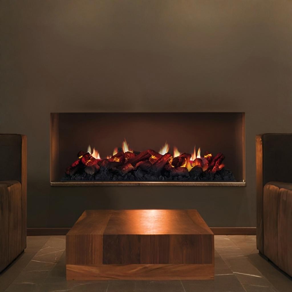 Water Vapour 1000 LED Decorative Logs Kit Deluxe Fireplace | Spacio