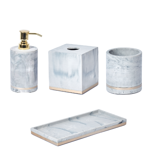 Luxury Bath Set Toro SVPS14 4pc Set from the SV Casa Collection.