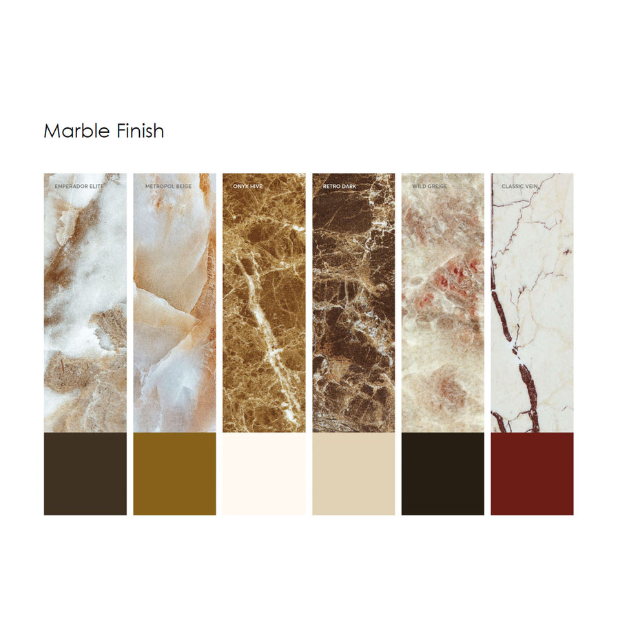 Various Marble Finishes for Maald Planters available at Spacio India for luxury home decor collection of Planters & Pots 
