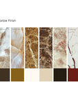 Various Marble Finishes for Maniv Planters available at Spacio India for luxury home decor collection of Planters & Pots 