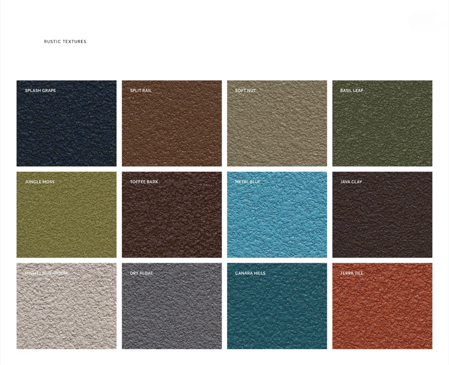 Spacio Planters and Pots Colours Finishes Texture swatch