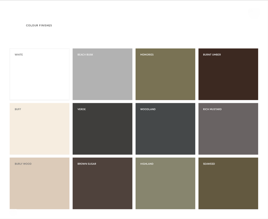 Spacio Planters and Pots Colours Finishes Texture swatch