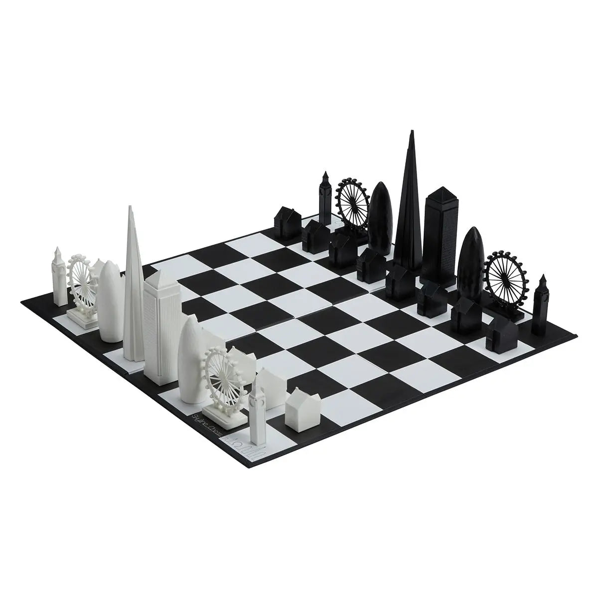 Luxury Board Games - Skyline Chess Acrylic New York Folding Board