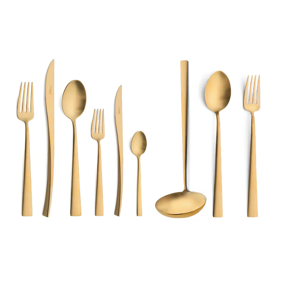 Cutipol Duna Cutlery set - 75 pcs setting in matte gold finish