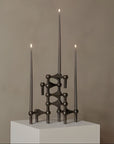 Nagel Candle Holder Black 3 pack