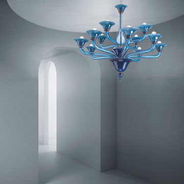 Sylcom Corner Chandelier Spacio India