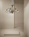 Sylcom Grimani Chandelier Metal & glass Finishes at Spacio India