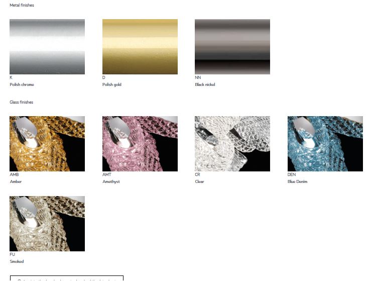 Sylcom Mocenigo Chandelier Metal & Glass Finishes Spacio India