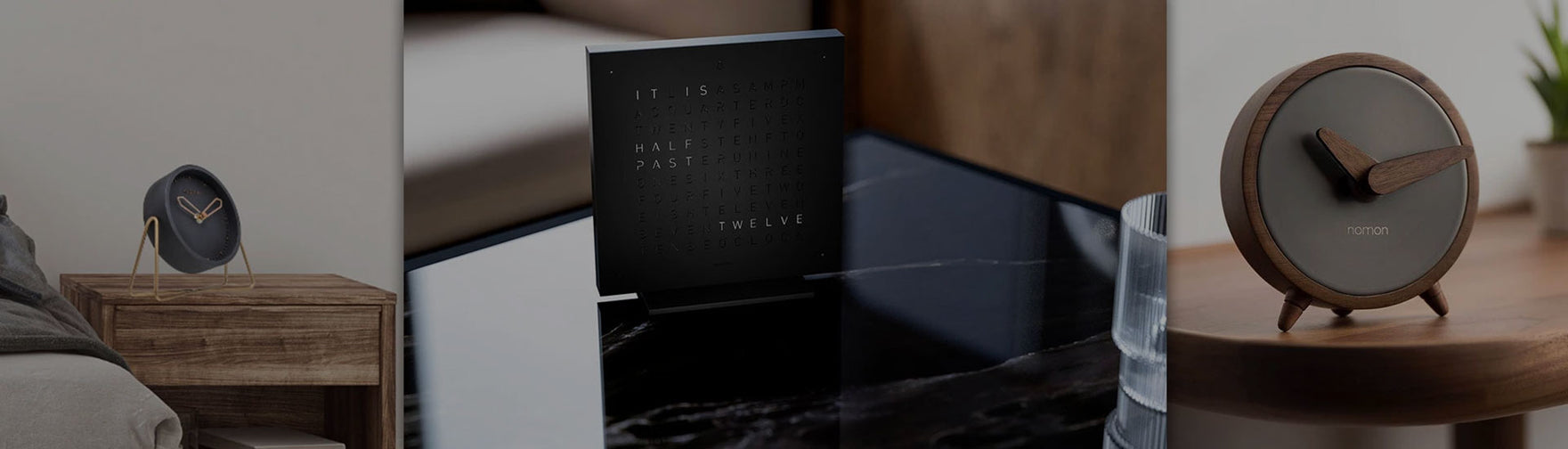 Luxury Table Clocks from best Interntional Brands | Spacio India