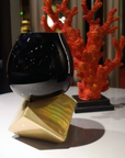 Vanessa Mitrani Cut Cube Black Vase