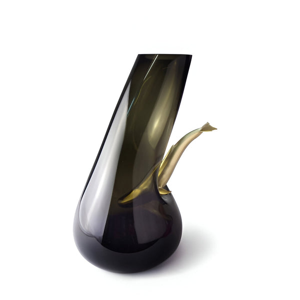 Vanessa Mitrani Dive No limit Smoke Bronze Vase