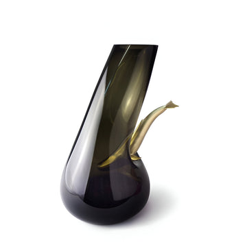Vanessa Mitrani Dive No limit Smoke Bronze Vase