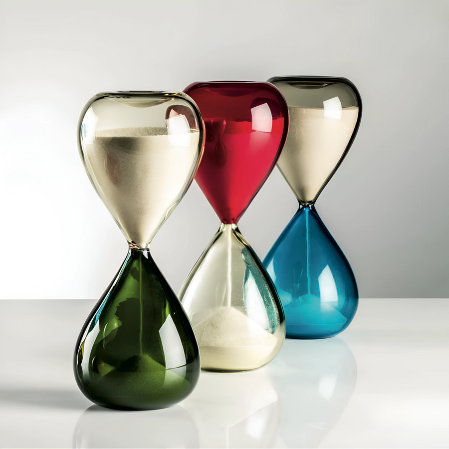 Clessidra Straw Yellow & Red Hourglass