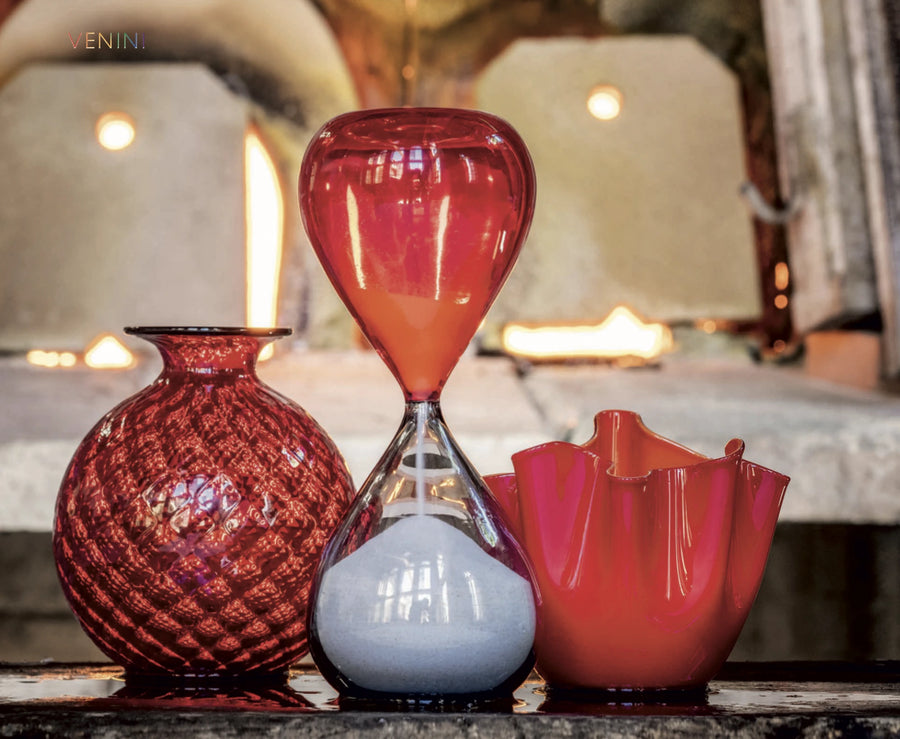 Clessidra Straw Yellow & Red Hourglass